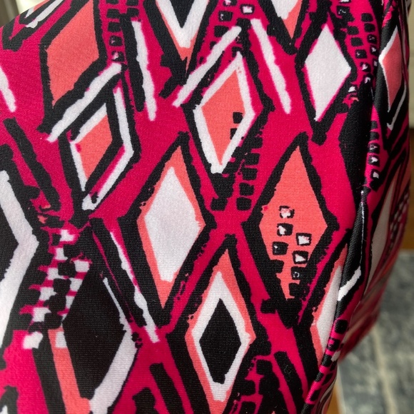 Fused Hawaii bikini bottom Medium diamond print pink black white - Picture 7 of 8